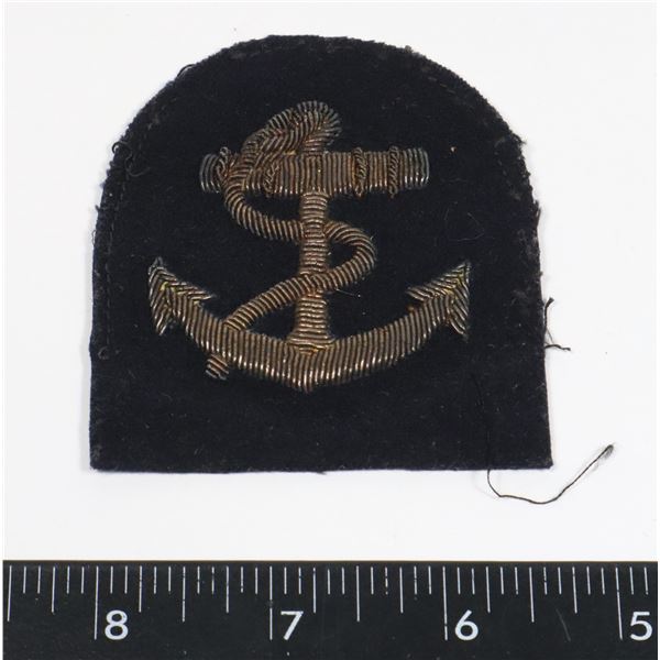 #289 ROYAL CANADIAN NAVY RCN UNIFORM ANCHOR