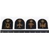 Image 1 : #290 ROYAL CANADIAN NAVY LOT OF 4 RANK BADGES