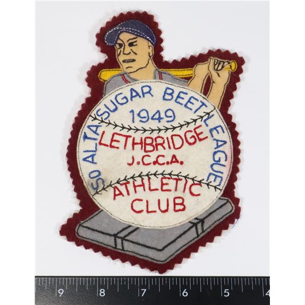 #293 1949 LETHBRIDGE SOUTHERN ALBERTA BASEBALL