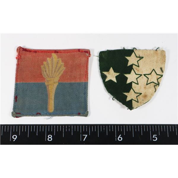 #298 WW2 BRITISH CLOTH BATTLE DRESS PATCHES