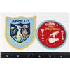 Image 1 : #305 LOT OF 2 NASA SPACE PATCHES INC APOLLO +