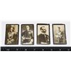 #320 LOT OF 4 ROYALTY MILITARY CIGARETTE CARDS INC