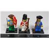 Image 1 : #554 LEGO MINIFIGURE SET OF 3 PIRATES VINTAGE