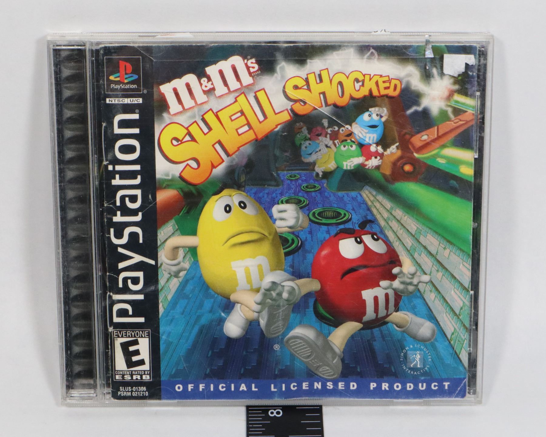 Mnm Shell #695 M&M SHELL SHOCKED CIB PS1 PLAYSTATION 1 GAME