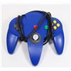 Image 1 : #707 NINTENDO 64 N64 CONTROLLER BLUE TESTED