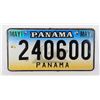 Image 1 : #796 2001 PANAMA 240600 LICENSE PLATE