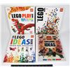 Image 1 : #835 SET OF 4 LEGO PLAY IDEAS AWESOME BOOKS