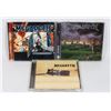 Image 1 : #898 LOT OF 3 METAL CD'S MEGADETH RISK YOUTHANASIA