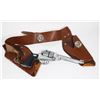 Image 1 : #920 VINTAGE COWBOY CAP GUN IN LEATHER BELT