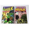 LOT OF 2 L'INCROYABLE HULK FRENCH COMIC BOOKS