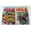 LOT OF 2 L'INCROYABLE HULK FRENCH COMIC BOOKS