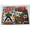 LOT OF 2 L'INCROYABLE HULK FRENCH COMIC BOOKS