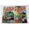 LOT OF 2 L'INCROYABLE HULK FRENCH COMIC BOOKS