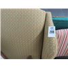 Image 2 : Checkered Green Wingback Chair