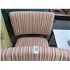 Image 2 : Striped Fabric Side Chairs (Pair)