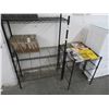 Image 1 : Black 3 And 4 Shelf Racks (3)