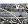 Image 2 : Butterfly Motif Metal Garden Bench