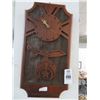 Image 1 : Walnut Carved Wall Clock