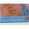 Image 2 : Framed Artist Signed Peter Max Statue of Liberty - 43" x 26"