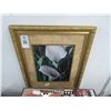Image 1 : Framed Floral Print - 22" x 17"