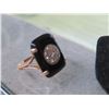 Image 2 : 14K Black Onyx Small Diamond Ring 3.1g