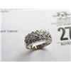 Image 2 : 14K Diamond Band w/30 Round Brillant Diamonds and 3 Square Brillant Diamonds.