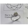 Image 1 : 14K W/G Diamond Ring w/8 Round Diamonds. Diamonds are Prong Set 5.7g Replacment Value $4550.00