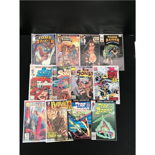 LOT OF 12 SUPERHERO COMICS (MARVEL AND INDI)