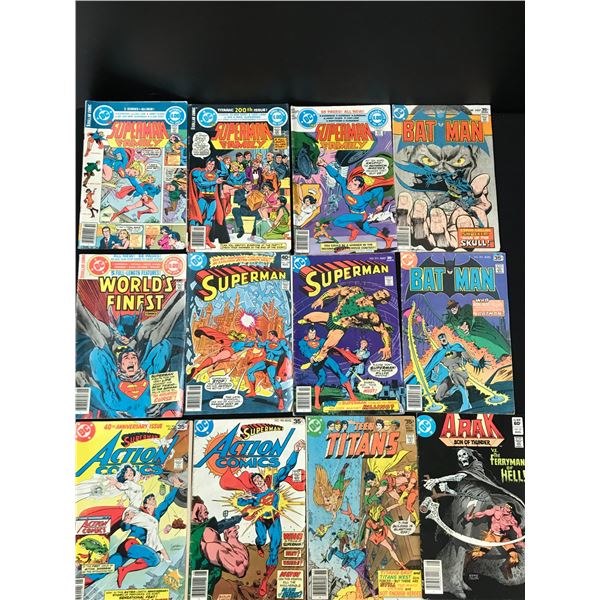 LOT OF 12 COMICS (DC COMICS)