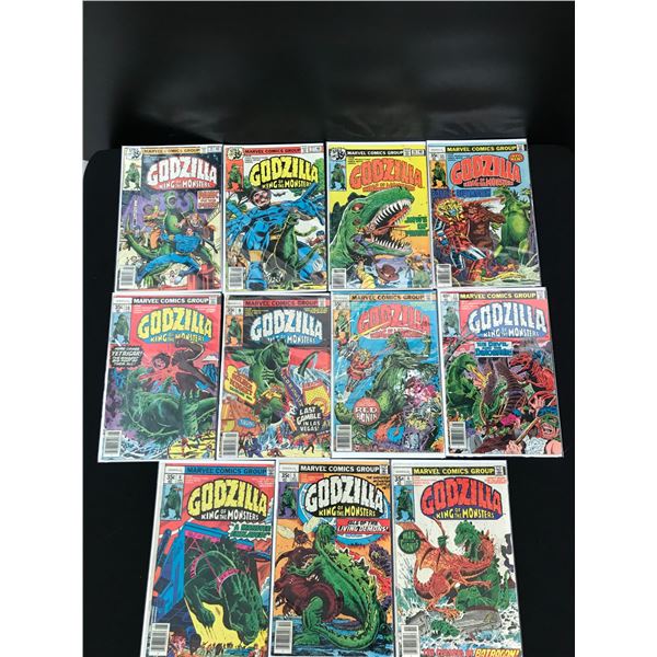 LOT OF 11 MARVEL COMICS (GODZILLA)