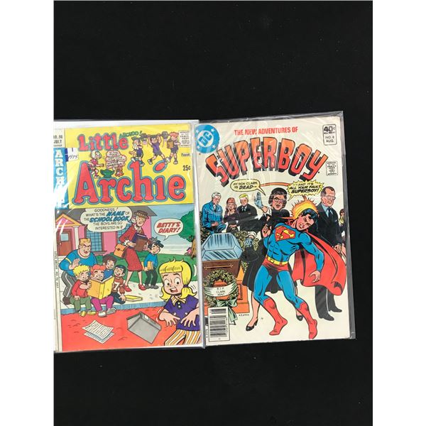 LOT OF 2 COMICS (ARCHIE AND SUPERBOY)