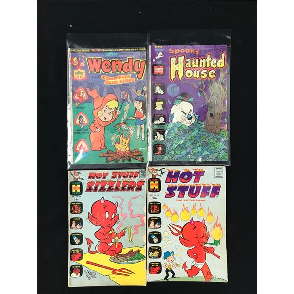 LOT OF 4 HARVEL COMICS