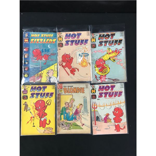 LOT OF 6 HARVEY COMICS