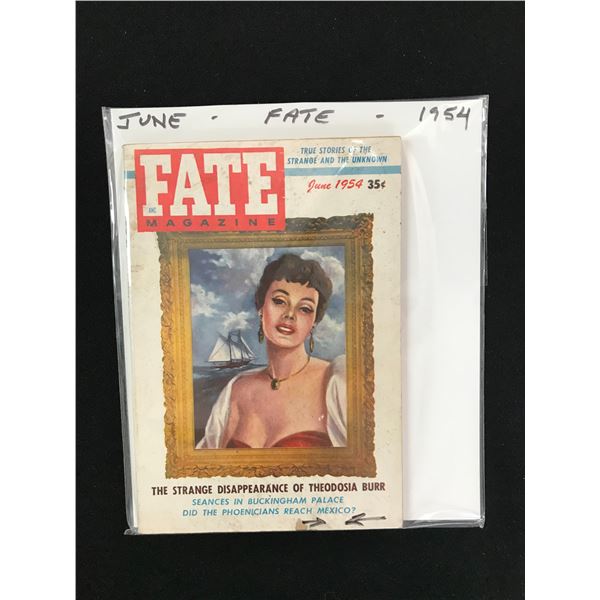 FATE MAGAZINE (THE STRANGE DISAPPEARANCE OF THEODOSIA BURR)