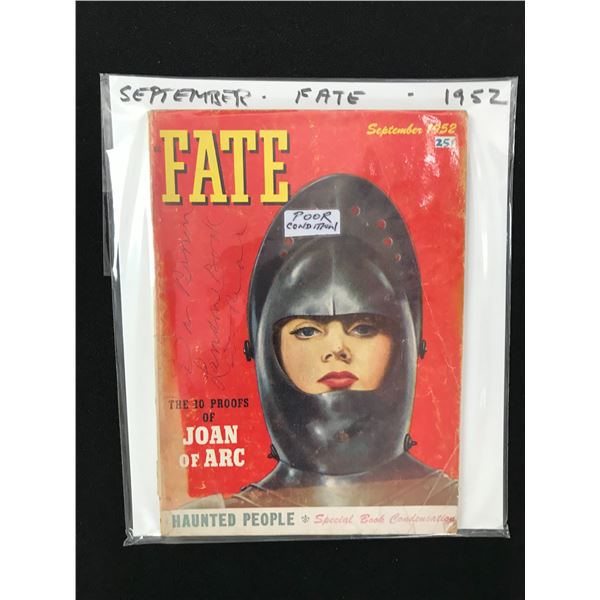 FATE MAGAZINE (JOAN OF ARC)