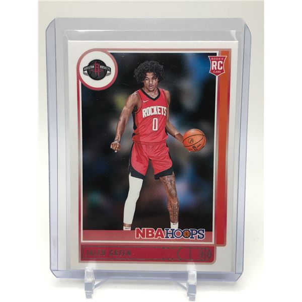 2021-22 PANINI NBA HOOPS JALEN GREEN NO. 218