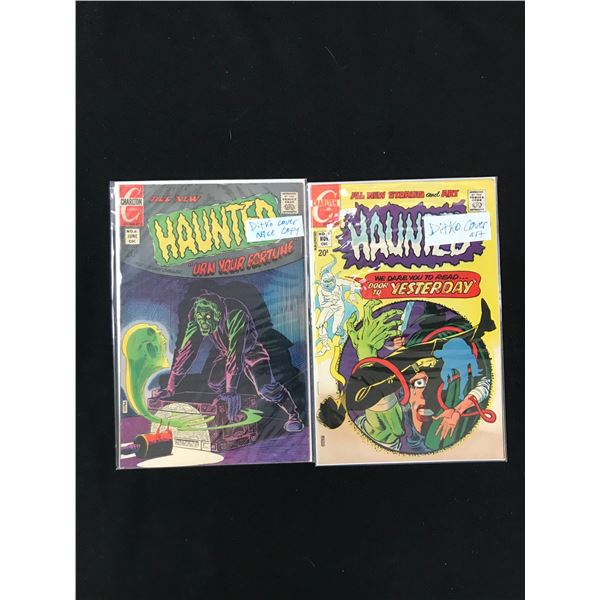 LOT OF 2 CHARLTON HAUNTED COMIC BOOKS