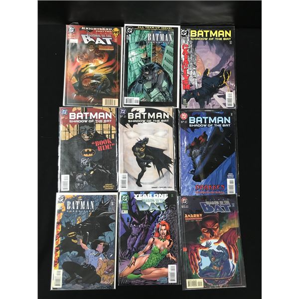 LOT OF 9 SUPERHERO COMICS (DC COMICS)