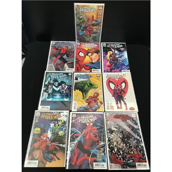 LOT OF 10 SPIDERMAN COMICS (MARVEL COMICS)