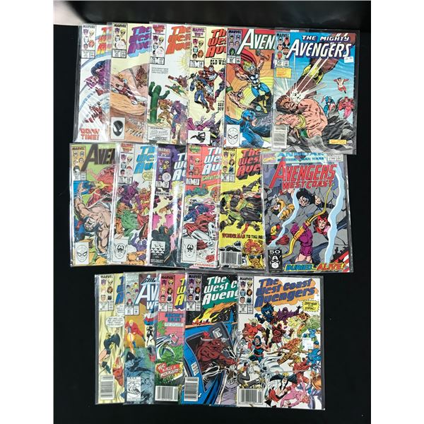 LOT OF 17 COMICS (MARVEL AVENGERS COMICS)