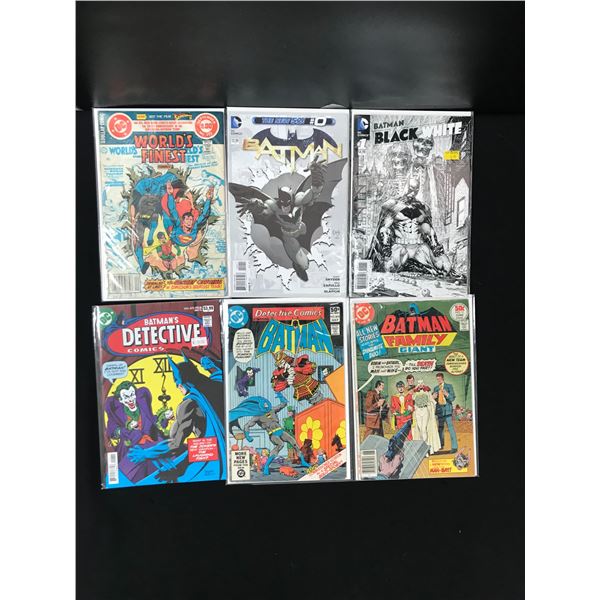 LOT OF 6 DC COMICS