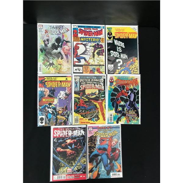 LOT OF 8 COMICS (MARVEL SPIDER-MAN COMICS)