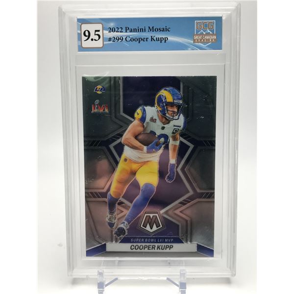 2022 PANINI MOSAIC NO. 299 COOPER KUPP GCG 9.5