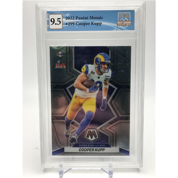 2022 PANINI MOSAIC NO. 299 COOPER KUPP GCG 9.5