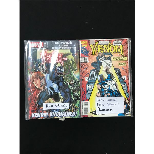 LOT OF 2 MARVEL VENOM COMICS