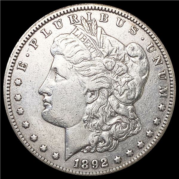 1892-CC Morgan Silver Dollar CLOSELY UNCIRCULATED