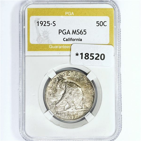 1925-S Jubilee Half Dollar PGA MS65