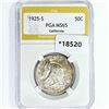 Image 1 : 1925-S Jubilee Half Dollar PGA MS65
