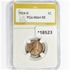 Image 1 : 1924-D Wheat Cent PGA MS64 RB