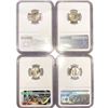 Image 2 : 1944 Set (4) Mercury Silver Dime NGC MS66